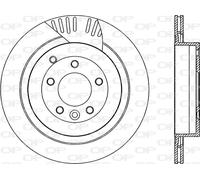 BDR2257.20 OPEN PARTS Disco freno per LAND ROVER