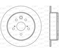 BDR2460.10 OPEN PARTS Disco freno per LEXUS,TOYOTA