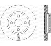 BDR2490.20 OPEN PARTS Disco freno per MAZDA