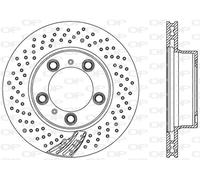 BDR2500.25 OPEN PARTS Disco freno per PORSCHE