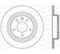 BDR2538.10 OPEN PARTS Disco freno per CHEVROLET,OPEL,VAUXHALL