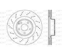 BDR2682.20 OPEN PARTS Disco freno per MERCEDES-BENZ