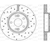 BDRS1958.25 OPEN PARTS Disco freno per RENAULT