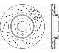 BDRS1965.25 OPEN PARTS Disco freno per VOLVO