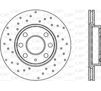 BDRS1983.25 OPEN PARTS Disco freno per OPEL,VAUXHALL