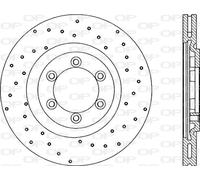 BDRS2229.25 OPEN PARTS Disco freno per DAEWOO,SSANGYONG