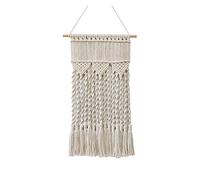 BDSHGRDH arazzi, Arazzo Tessuto a mano Corda di cotone Casa Hotel da parete(Beige)