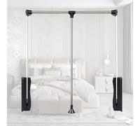 BDSHGRDH Asta per armadi a ribalta, Adjustable Pull Down Closet Rod, Heavy Duty Hanger for Hanging Clothes Wardrobe Rail Lift Organizer Storage System, Premium Polished Chrome