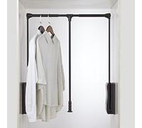 BDSHGRDH Asta per armadi a ribalta, Extendable Wardrobe Lift Pull Down Closet Rod, Aluminium Retractable Cabinet Rail Lifter Clothes Hanger Liftable Clothing Finishing Rack(B,8901210cm)