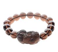 BDSHGRDH Bracciale PiXiu in ossidiana di ghiaccio naturale for uomo e donna