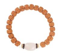 BDSHGRDH braccialetti con perline, Piccolo braccialetto Vajra Bodhi, delicato con motivo a squame di drago, 8 x 10 mm