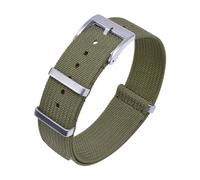 BDSHGRDH Cinturino per orologio， cinturino for orologio, in nylon for con a coste for accessori in tessuto for cinturini for orologi(Army Green,22mm)