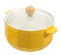 BDSHGRDH contenitori per minestra, Contenitore con coperchio, Ciotola for zuppa al microonde, in ceramica manico, Ciotole for pasta, for manici, Tazza for