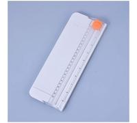 BDSHGRDH ghigliottina， Taglierina for Carta, Forbice for Foto, Portatile, Piccola, Manuale, Formato A4, taglierina for Etichette di fatture domestiche(White)