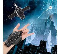 BDSHGRDH Lanciatore di ragnatele， può strisciare Piccoli Oggetti, Lancia ragnatele, Guanto da Polso for Supereroi con Ricarica USB, Giocattolo for Cosplay(Black)