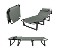BDSHGRDH letto pieghevole, CLounge Chair for Office, Simple Portable Bed for Outdoor Camping Recliner Bed