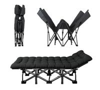 BDSHGRDH letto pieghevole, Single Nap Chair, Simple Office Bed, Outdoor Camping Portable Recliner Recliner(178cm)
