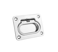 BDSHGRDH maniglie a tirante, Maniglia for boccaporto in acciaio inox 304 con serratura e sollevamento a filo, for armadietto, ferramenta for barche