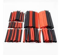 BDSHGRDH organizzatore di cavi, Heat Shrink Tubing, 150PCS, Red/Black, Car