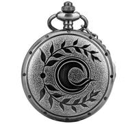 BDSHGRDH orologio da tasca， Orologio da tasca con copertina dell'albero della vita, orologio movimento al quarzo, parete romano, pendente a collana, donna