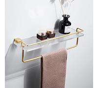 BDSHGRDH portasciugamani da doccia, Asciugamani e bottiglie di condimento - Organizer salvaspazio for accessori da cucina bagno(30cm D and Bar)