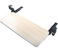 BDSHGRDH prolunga per scrivania， Supporto for tavolo Bracciolo for ripiano for bracciolo angolato Scorrevole Colore legno(Wood Color,52 * 24Cm)