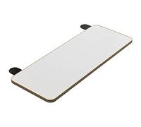 BDSHGRDH prolunga per scrivania， Supporto for tavolo con cassetto, bracciolo, staffa for ripiano scorrevole, supporto for braccio angolato for oro(White,65 * 24Cm)