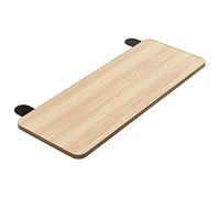 BDSHGRDH prolunga per scrivania， Supporto for tavolo con cassetto, bracciolo, staffa for ripiano scorrevole, supporto for braccio angolato for oro(Walnut,52 * 24Cm)