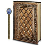 BDSHGRDH quaderno， Libro di viaggio con copertina goffrata vintage in pelle, libro racconti vita, rigida, album ritagli, diario scrittura ultra spesso