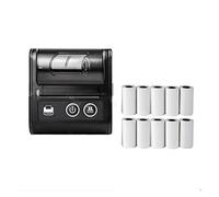 BDSHGRDH stampante fotografica, Mini stampante for ricevute Bluetooth portatile wireless da 58 mm(1Printer 11Roll)