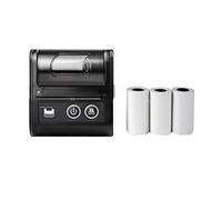 BDSHGRDH stampante fotografica, Mini stampante for ricevute Bluetooth portatile wireless da 58 mm(1Printer 4Roll)