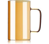 BDSHGRDH tazza， Bicchieri da bere Tazza in vetro dritto con manico for la colazione for il latte(D,1000ML)