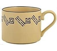 BDSHGRDH tazza， Tazze dipinte a mano, tazze creative for la colazione, for acqua, for latte, da tè, regalo(Giallo)
