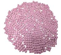 BDSHGRDH Tessere di Mosaico， 500g Square Ceramic Mosaic Tiles, 500PCS 1 * 1CM Handmade Making Creative Micro Mosaic Pieces for Lovers DIY Mosaic Projects(Purple)
