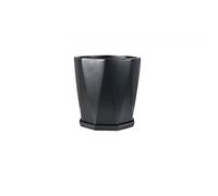 BDSHGRDH Vaso di Fiori in Ceramica Semplice, Vaso di Fiori Creativo, Mini Piante, Vaso di Fiori da Tavolo, Contenitore for composizioni Floreali, Decorazione for la casa e for Interni(Black,14.3cm)