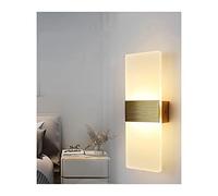 BDSHL Applique Murale da Parete a LED Semplice Lampada da Comodino Camera da Letto 220V Soggiorno Corridoio Hotel Corridoio Illuminazione a LED Luci Decorative