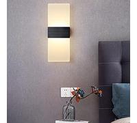 BDSHL Applique Murale da Parete a LED Semplice Lampada da Comodino Camera da Letto 220V Soggiorno Corridoio Hotel Corridoio Illuminazione a LED Luci Decorative