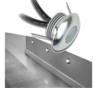 BDSHL Faretti da Incasso Esterni a LED 1W 95LM Lampada sotterranea 12 DC Lampada da Terra per Esterni da Giardino interrata IP67 Lampada da Terra per terrazza