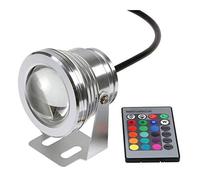 BDSHL Faretto a LED Luce Subacquea 10w Rockery Landscape Light IP68 Impermeabile 12V Telecomando Fontana Colorata con Luce Piscina (Color : 8-RGB+Control, Size : 12V-10w)