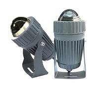 BDSHL Faretto LED da 10W Faretto per proiezione da Esterno Faretto a Lungo Raggio Impermeabile, Distanza di irradiazione 100M, 7 Colori (Color : RGB, Size : 85-265v)