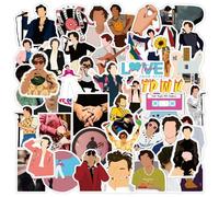 BDSHUNBF 100 Pezzi Adesivi, Cantante Harry Styles Adesivi, in Vinile impermeabili Adesivi per Laptop, Skateboard Auto Casco Scrapbooking per Bambini Adolescenti Adulti