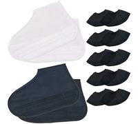 BDSHUNBF 2 Copriscarpe Impermeabili, Copriscarpe In Silicone Impermeabile, Riutilizzabile Antiscivolo, Resistenti All'acqua Coppia di Copri Scarpe da Pioggia Protettivi Per Uomo Donna
