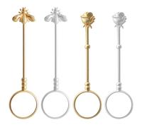 BDSHUNBF 4 Pezzi Anello Porta Sigarette, Anello per Sigaretta, Portasigarette Anello, Anello Porta Sigarette Donna, Anello Portasigarette, Dito Fumatore Anello Porta Sigarette per Uomo e Donna