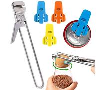 BDSHUNBF Apriscatole a Mano, con Can Chiusura Lattine, Apriscatole Manuale, Apriscatole Regolabile, Multifunzione Apriscatole, Apri Barattoli Antiscivolo per Anziani Persone Affette Da Artrite e Donne