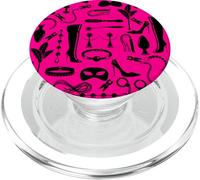 BDSM feticci dominatrice padrona rosa caldo nere prigione frusta PopSockets PopGrip per MagSafe