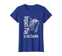 BDSM Impact Play è Il Mio Cardio sculacciata flagellazione Maglietta, Donna, Blu Reale, 3XL