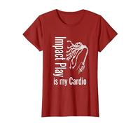 BDSM Impact Play è Il Mio Cardio sculacciata flagellazione Maglietta, Donna, Mirtillo Rosso, XXL