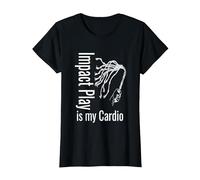 BDSM Impact Play è Il Mio Cardio sculacciata flagellazione Maglietta, Donna, Nero, XXL