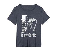 BDSM Impact Play è Il Mio Cardio sculacciata flagellazione Maglietta, Donna Plus-Size, Pervinca, 6X