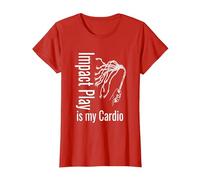 BDSM Impact Play è Il Mio Cardio sculacciata flagellazione Maglietta, Donna, Rosso, 3XL